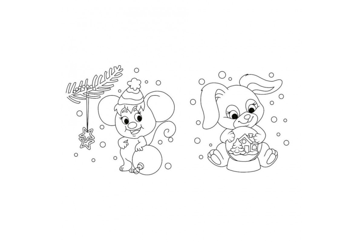 Водная раскаска "Украшения" 1806006 обычные и водные раскраски