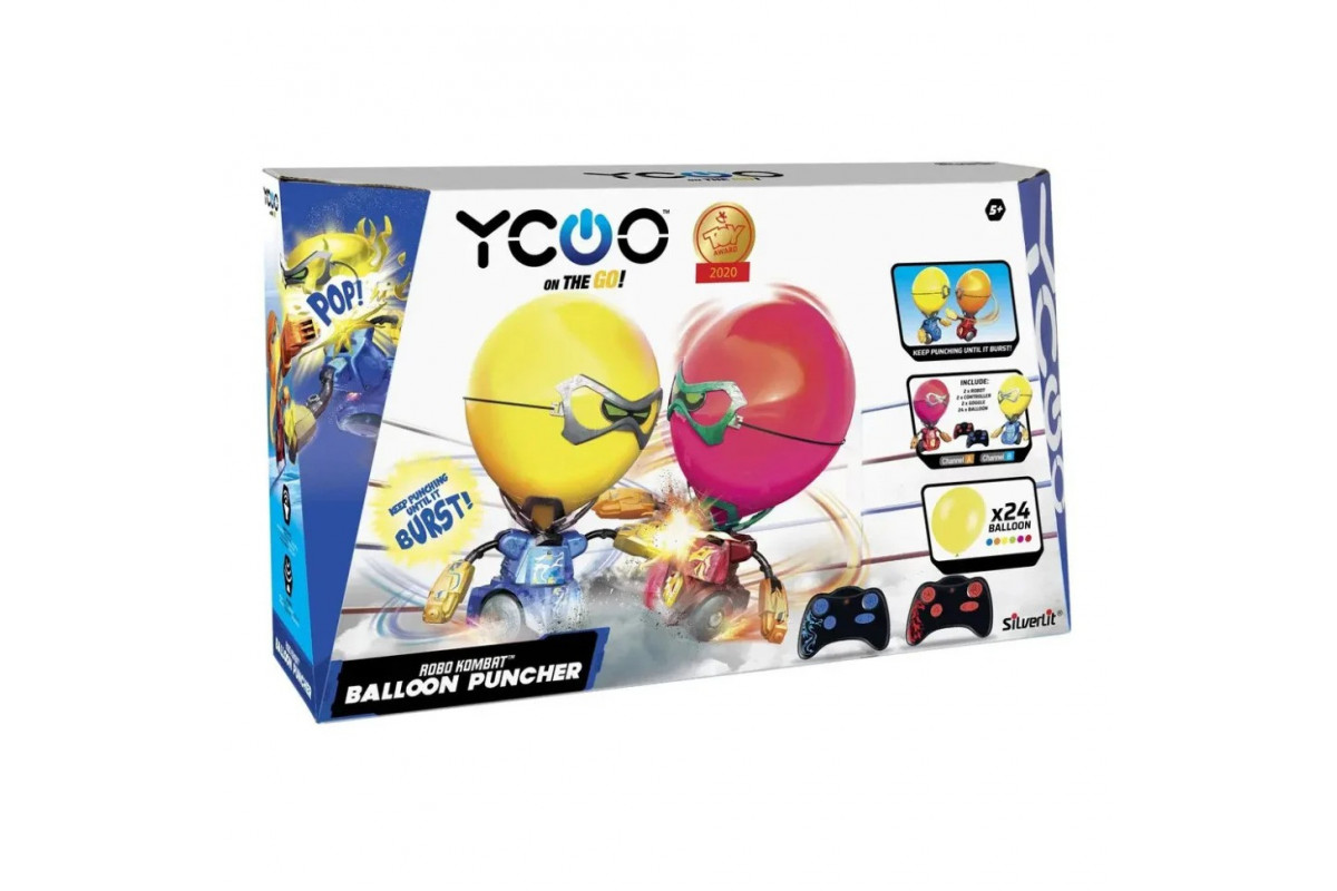 Ігровий набір "Вибухові" Роботи-боксери" Silverlit 88039 в комплекті 24 кульки