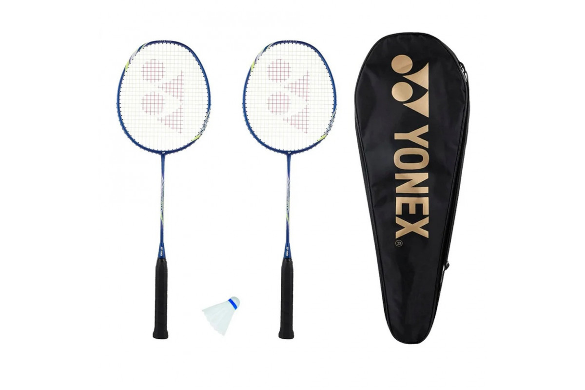 Набор для бадминтона Yonex Basic Volt NE-YN-V500, 2 ракетки, волан, чехол
