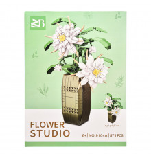 Детский конструктор "Цветы Epiphyllum" Flower Studio 9104A 571 деталь
