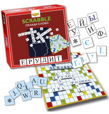 Настольная игра "Сложи слово. Эрудит. SCRABBLE" Мастер MKB0147