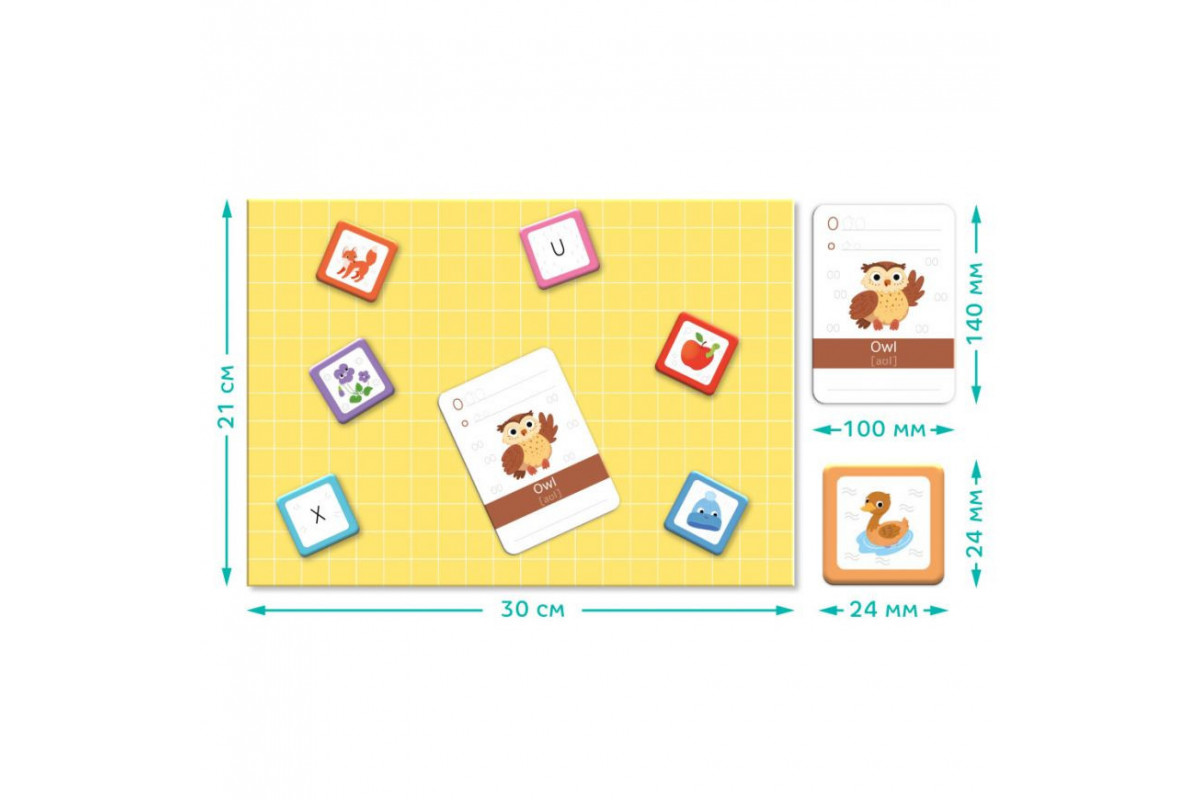 Розвиваюча магнітна гра "Англійська Азбука" DoDo 200214