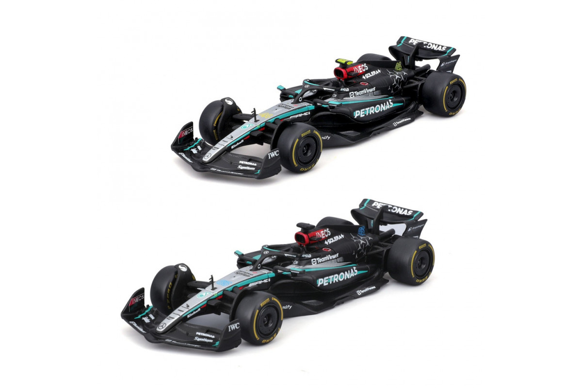 Колекційна автомодель Mercedes-AMG F1 W15 Performance (2024) Bburago 18-38208, 1:43 масштаб