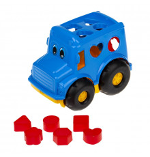 Сортер-автобус "Бусик" №1 Colorplast 0244 Синий