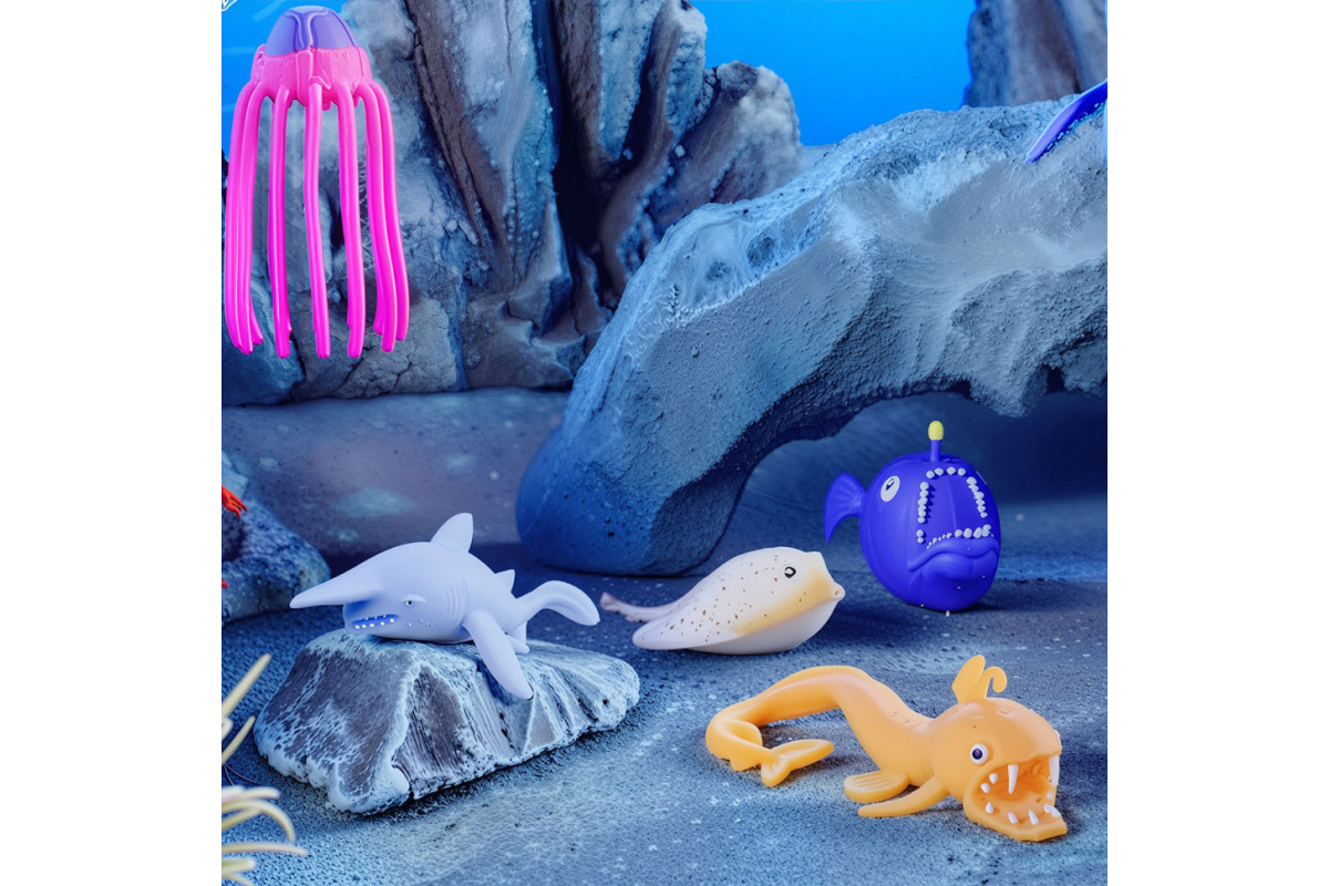 Стретч-игрушка в виде животного "Подводные властелины Море и бездна" #sbabam 15/CN22 игрушка-сюрприз
