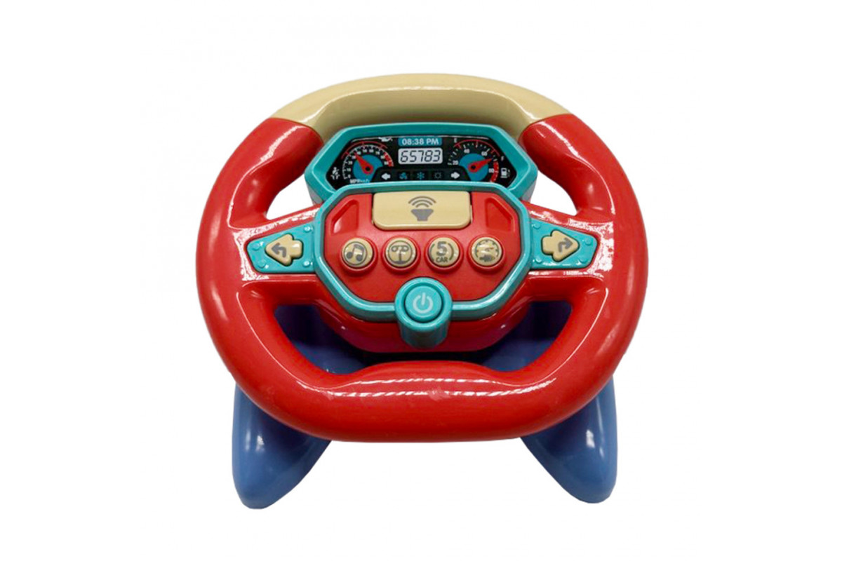 Детский игровой автотренажер HJ-9016(Blue) звуки машины