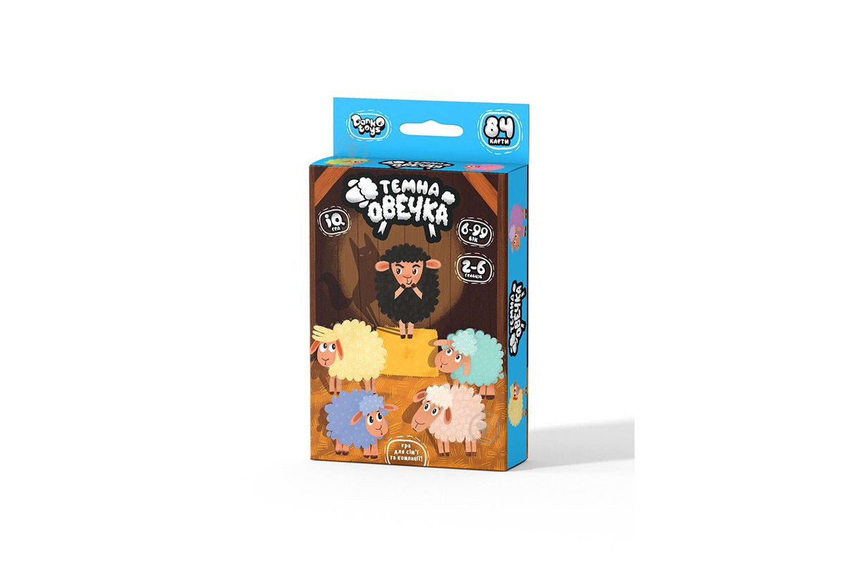 Развлекательная и развивающая настольная игра "Темная овечка" TO-01-01U на укр. языке