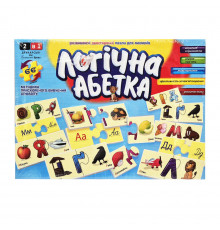 Детские развивающие пазлы Логическая азбука DT66Asp-U на укр. языке