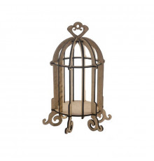 Заготовка для декорирования "Клетка завитки-S" FDPO-052