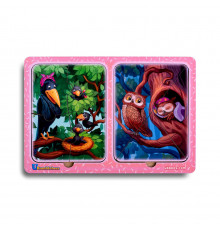 Деревянный пазл-вкладыш "Вороны и совы" Ubumblebees (ПСД187) PSD187 в рамке