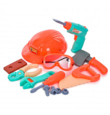 Игровой набор инструментов "Tool Set" H3006-3 шуруповерт, очки, каска