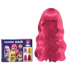 Детский набор аксессуаров "Colored Hair" C2010 парик 34 см, расческа