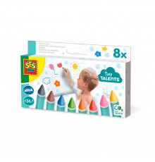 Набір для малювання "Веселе купання" SES Creative 13050S 8 воскових олівців для ванної
