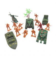 Cолдаты в наборах 6288-B95 техника, фигурки, в шарике