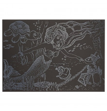 Гравюра А5 "Русалочка" ГрА5с-29 эконом вариант в пакете 21 х 14,8 см
