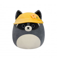 М'яка іграшка Єнот Роккі в панамці Squishmallows SQER00820, 13 см