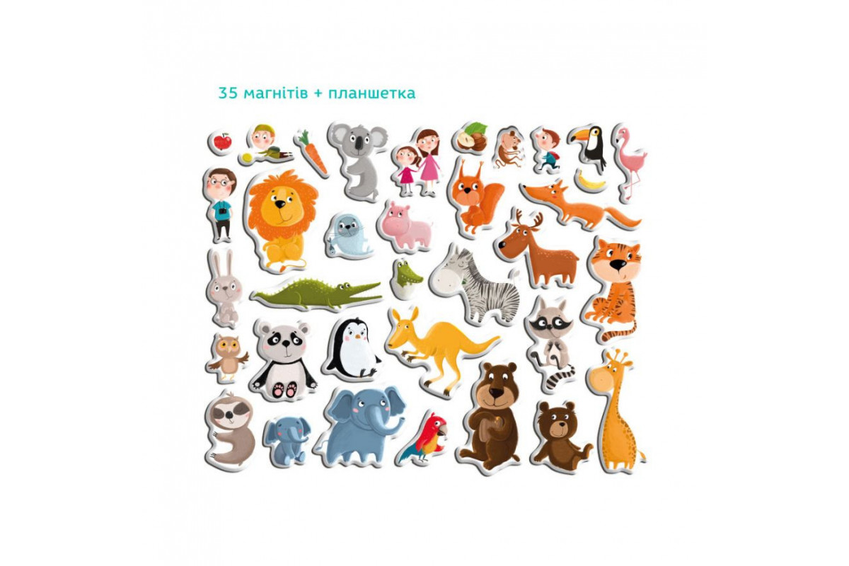 Развивающая магнитная игра "Зоопарк" DoDo 200207