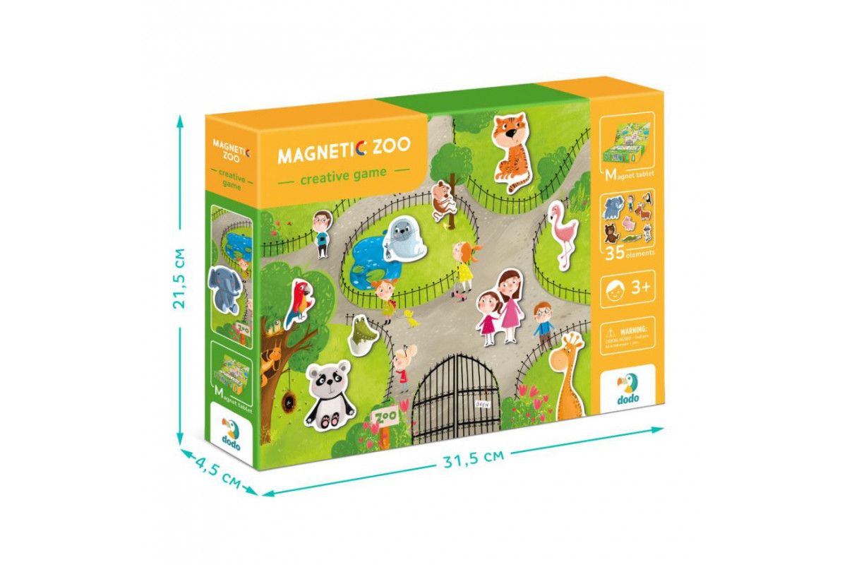 Развивающая магнитная игра "Зоопарк" DoDo 200207