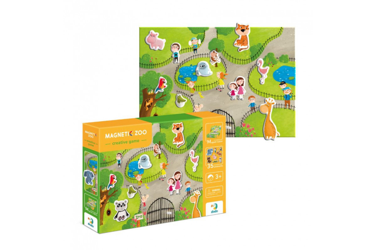 Развивающая магнитная игра "Зоопарк" DoDo 200207
