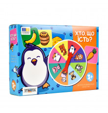 Настільна гра "Хто, що їсть?" 30547 українською мовою