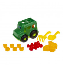 Сортер-автобус "Бусик" №2 Colorplast 0251 Зеленый