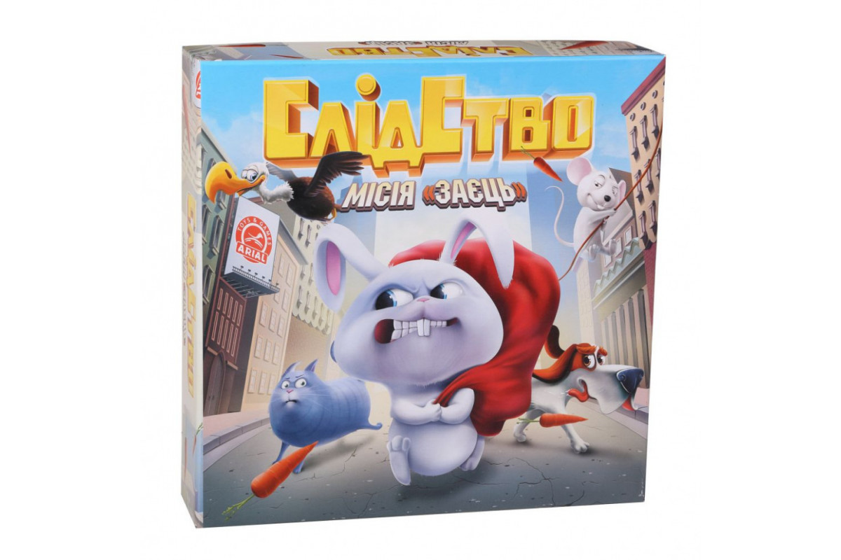 Настольная игра Следствие. Миссия "Заяц" Arial 911593 на укр. языке