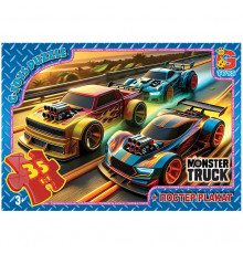 Пазлы детские "Монстер траки" MT181, 35 элементов