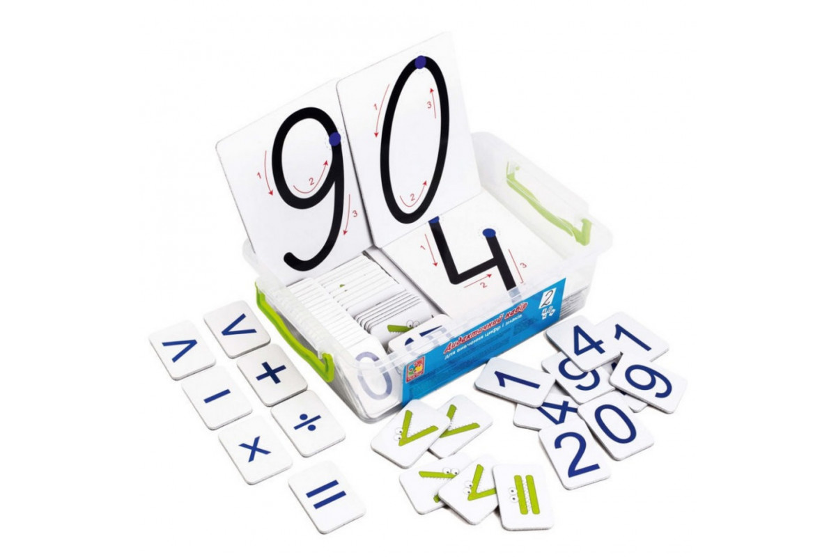 Демонстрационный магнитный набор цифр и математических знаков VT5555-02