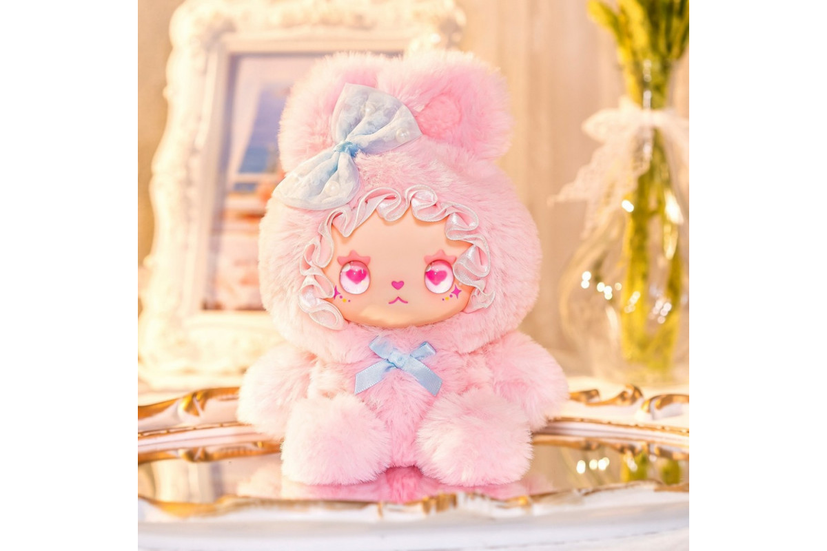 Коллекционная мягкая игрушка с кольцом "Зайчики" POP TOP Lucky Emma MJ-000090 серии "Lovely Emma"