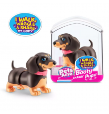 Інтерактивне цуценя Грайлива Такса PETS ALIVE 9530SQ1-3 ходить веляє хвостиком