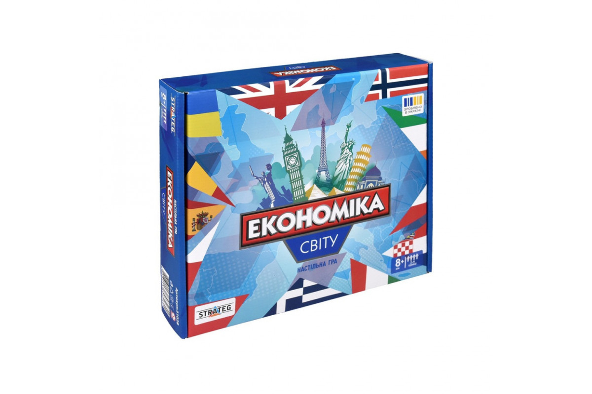 Настільна гра Монополія "Економіка світу" 31028, 2-4 гравці