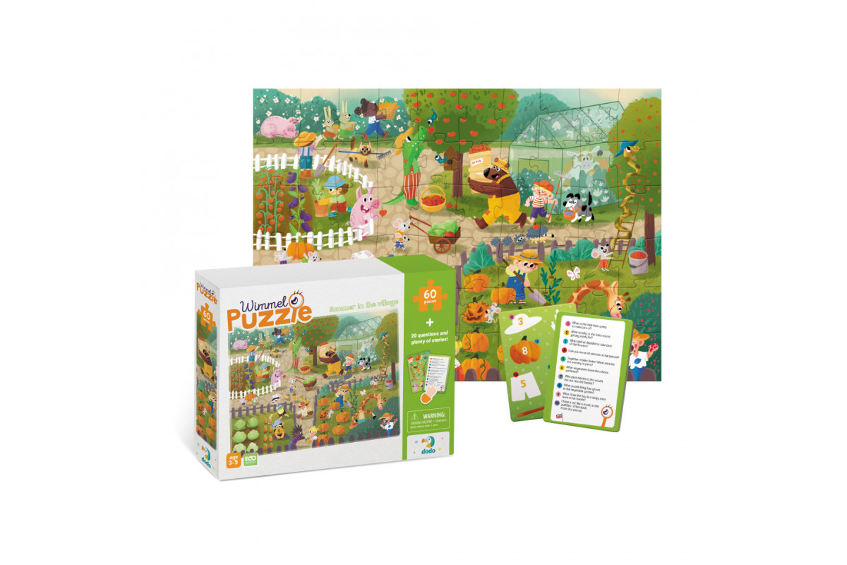 Дитячий Віммельпазл "Літо на селі" 300558, 60 елементів