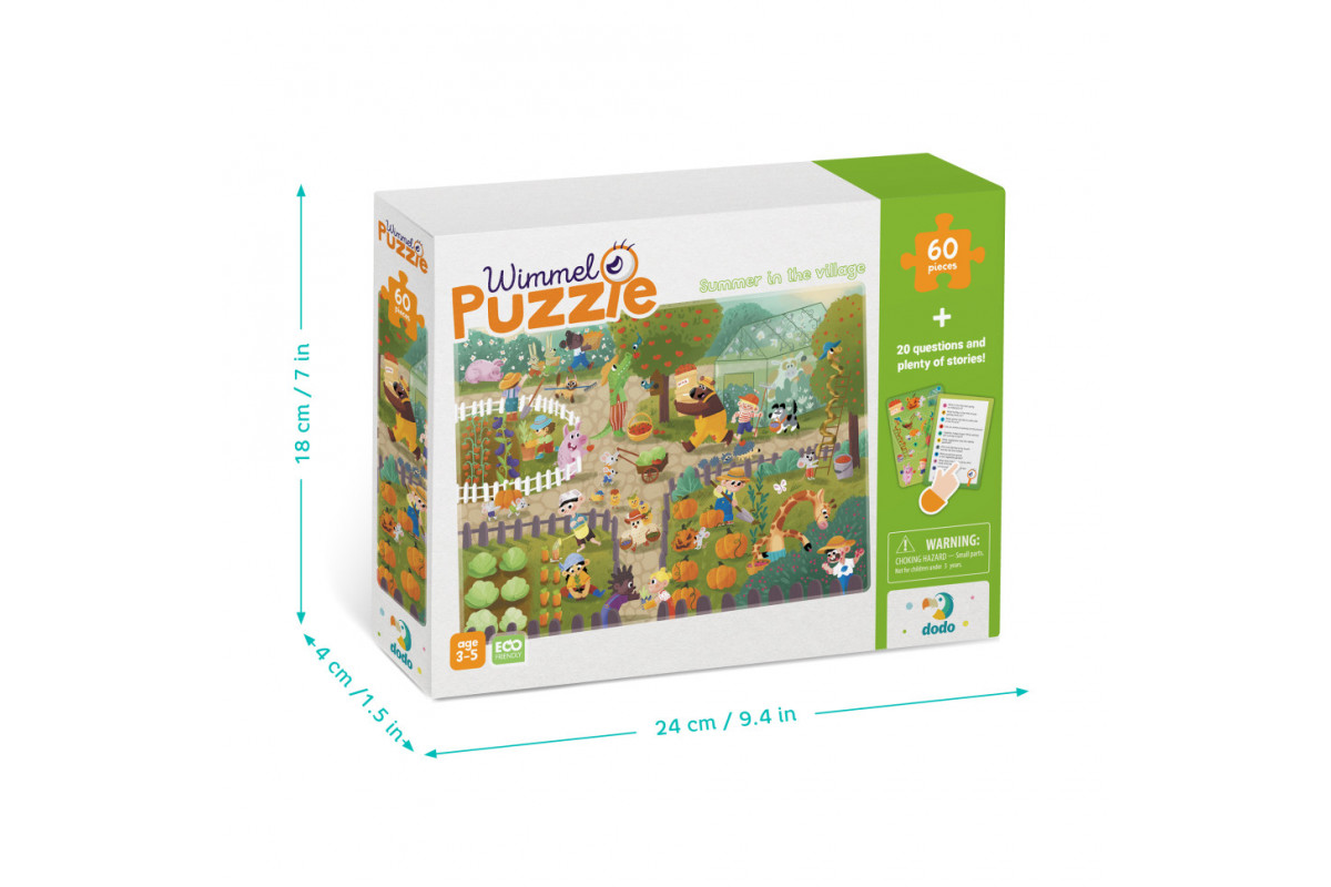 Дитячий Віммельпазл "Літо на селі" 300558, 60 елементів