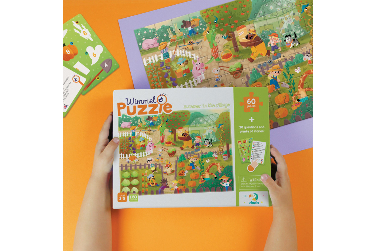 Дитячий Віммельпазл "Літо на селі" 300558, 60 елементів