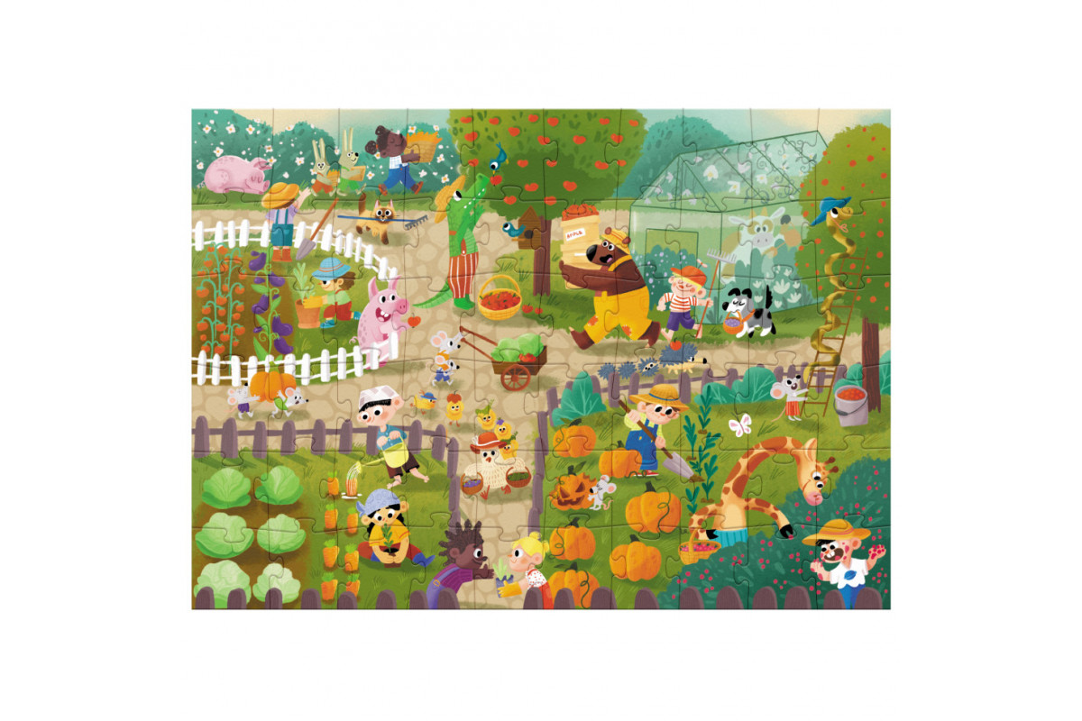 Дитячий Віммельпазл "Літо на селі" 300558, 60 елементів