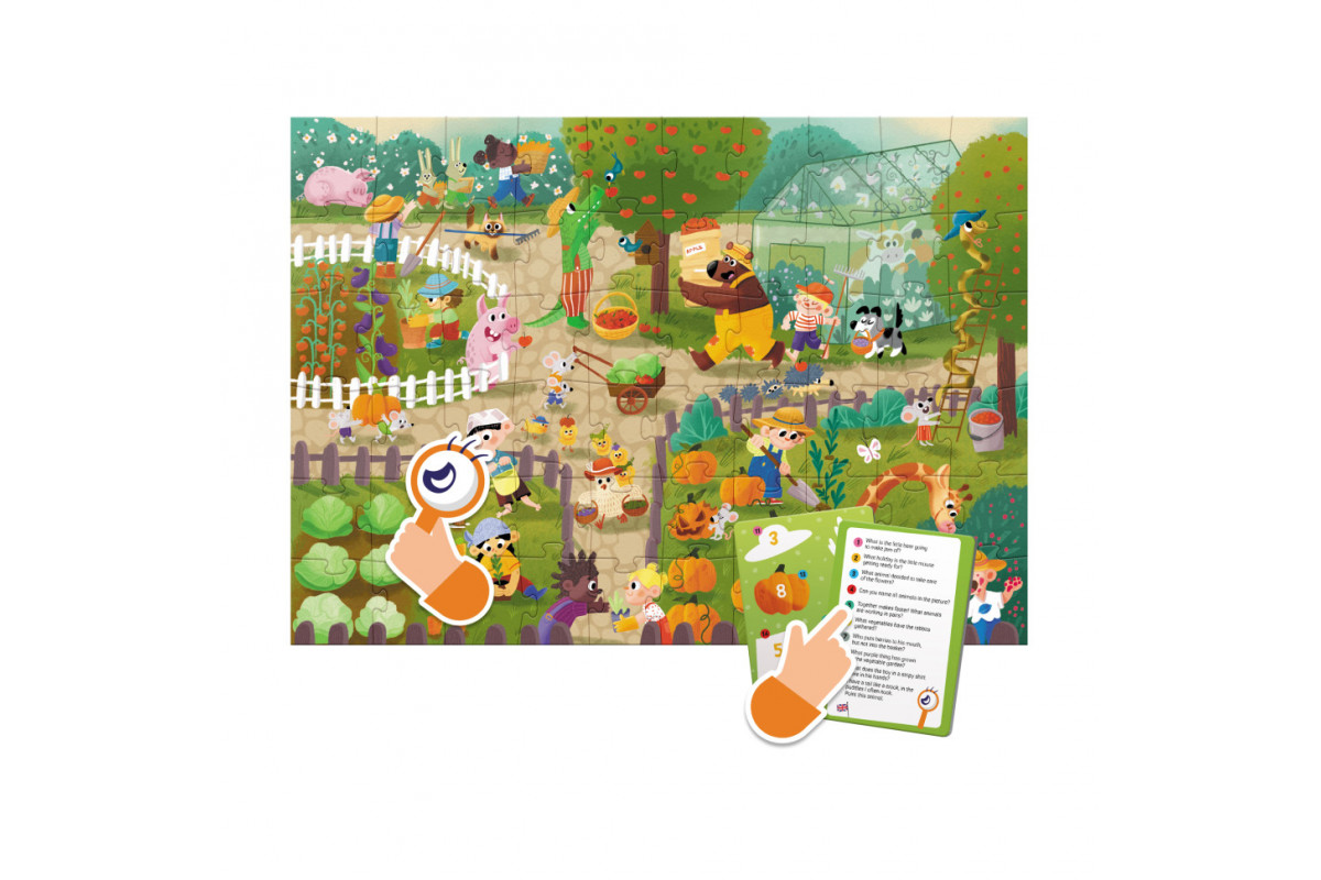 Дитячий Віммельпазл "Літо на селі" 300558, 60 елементів