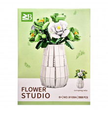 Детский конструктор "Цветы Lacroplatycodon" Flower Studio 9108A 568 деталей