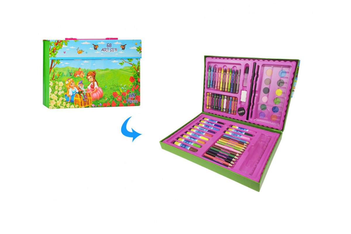 Детский набор для рисования MK 3226 в чемодане Сказка