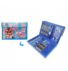 Детский набор для рисования MK 3226 в чемодане Сова