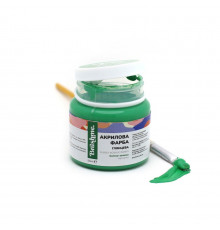 Акриловая краска глянцевая Светло-зеленая Brushme AP5023 50 мл