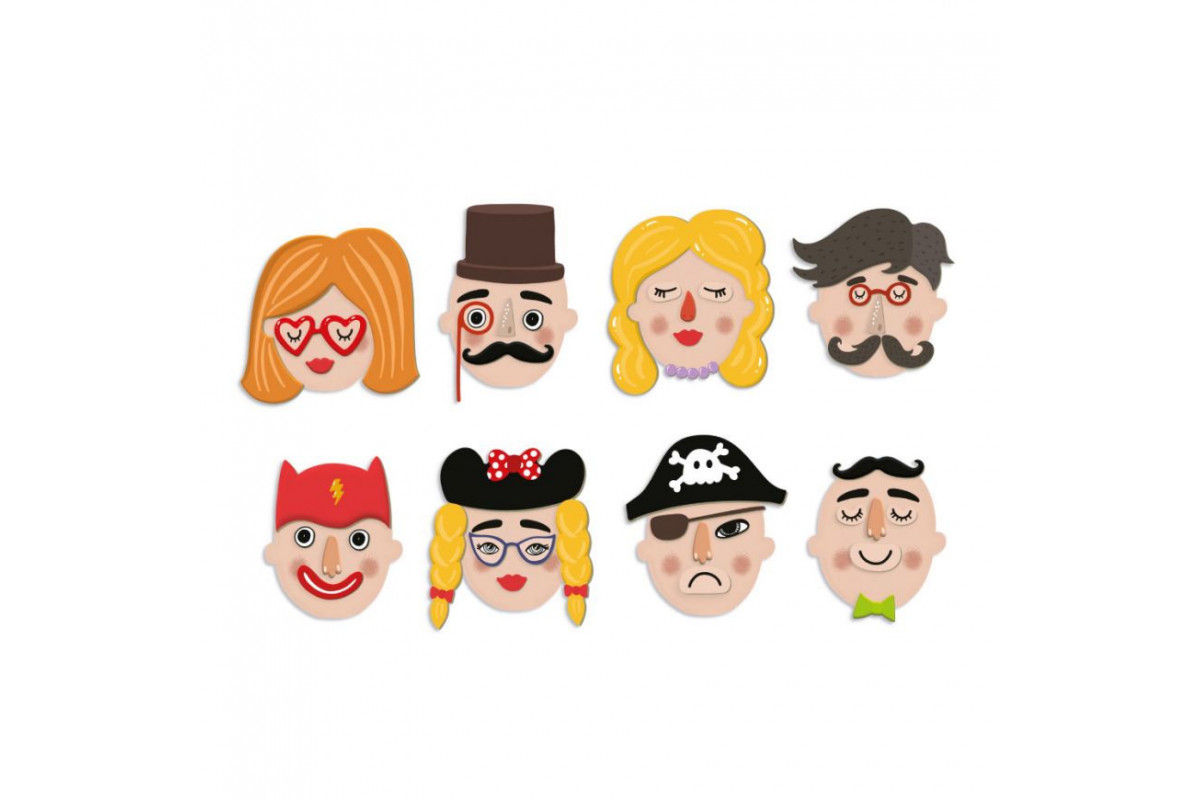 Развивающая магнитная игра "Лица" DoDo 200208