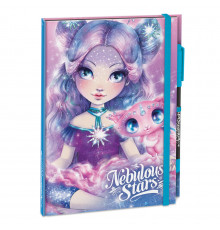 Блокнот черные листы Делюкс Небулия Nebulous Stars 11583-1 с ручкой