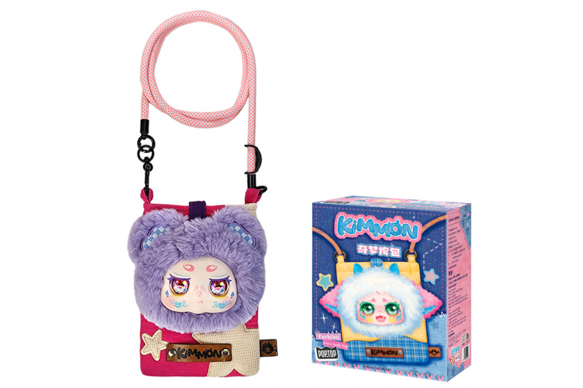 Крос-боди сумка Pop Top Kimmon 556114 застежка-магнит в виде лица