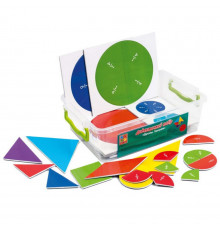 Демонстрационный магнитный набор "Дроби-Танграм" VT5555-03