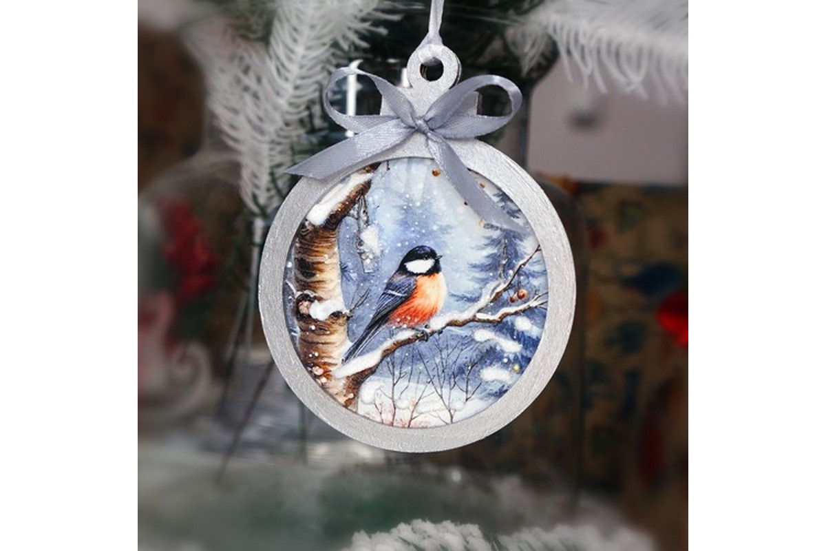 Творческий набор для создания 3-х елочных украшений "Winter Forest" FDCKW-052