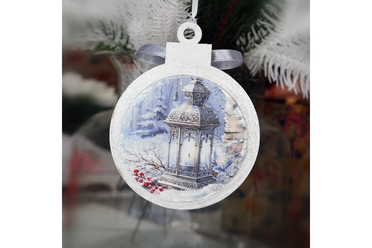 Творческий набор для создания 3-х елочных украшений "Winter Forest" FDCKW-052