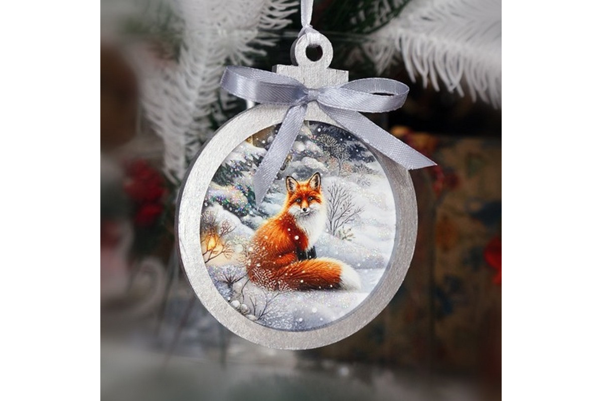 Творческий набор для создания 3-х елочных украшений "Winter Forest" FDCKW-052