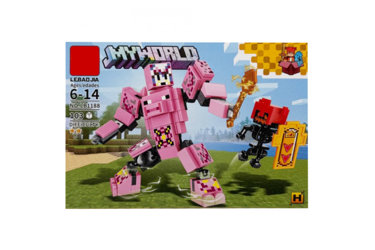 Дитячий конструктор "Minecraft" LB1188-H 103 деталі