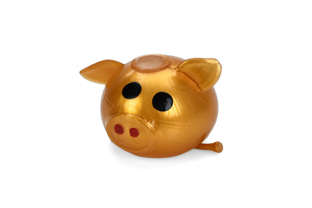 Дитяча іграшка антистрес Липучка-лизун MS 4701(Gold) розмір 8 см