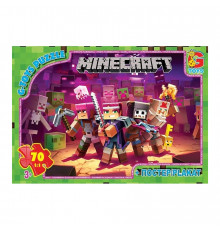 Пазли дитячі "Minecraft" Майнкрафт MC789, 70 елементів